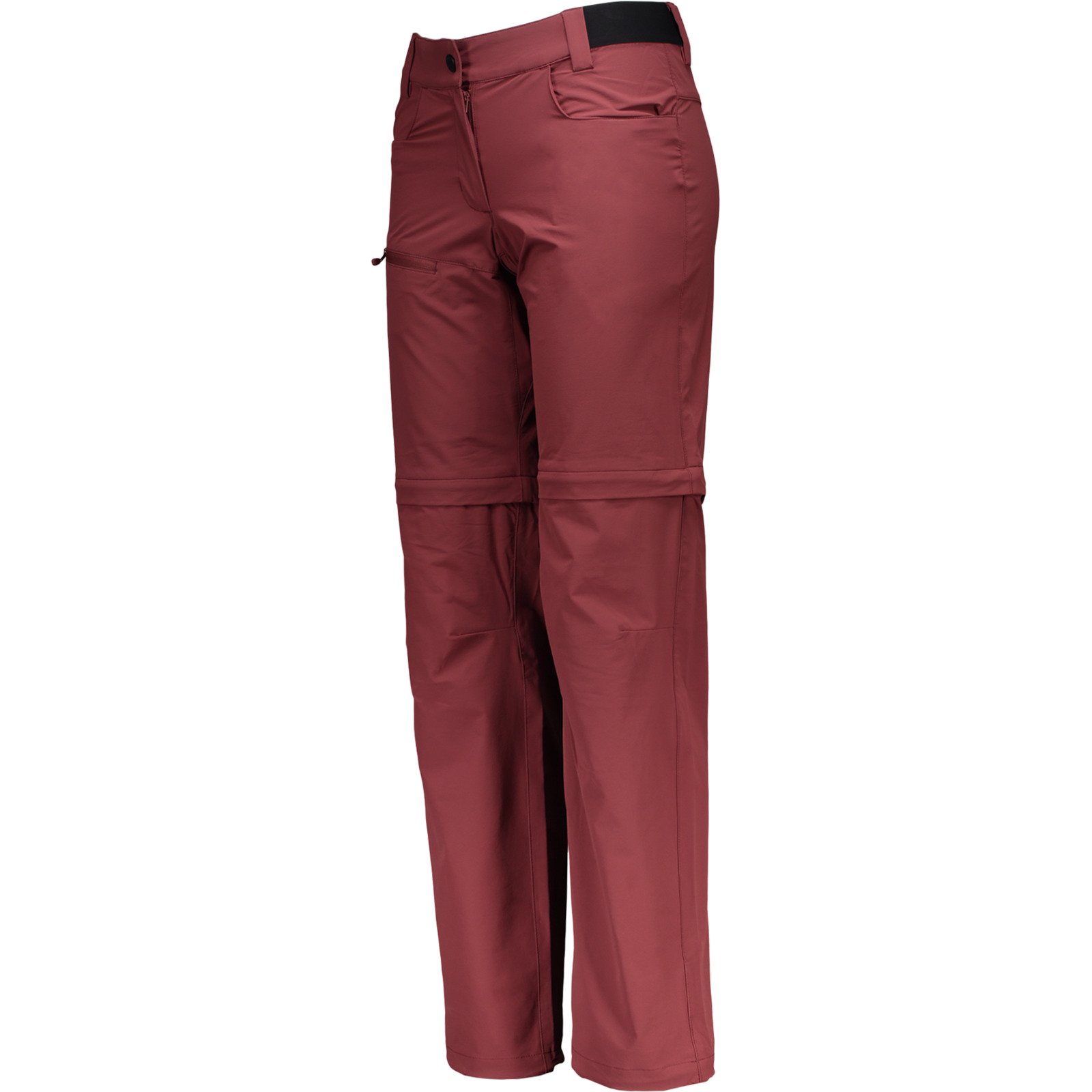 Sherpa Damen-Zip-Off-Hose Dolak XS, bordeaux