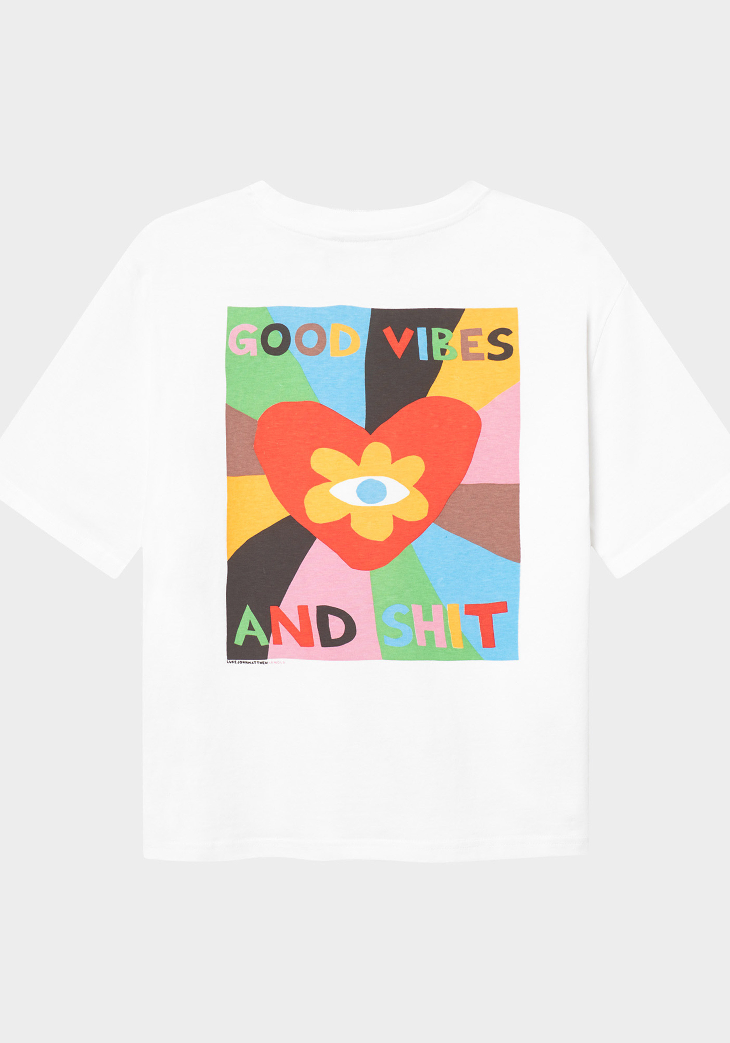 Dedicated T-Shirt Vadstena Good Vibes White