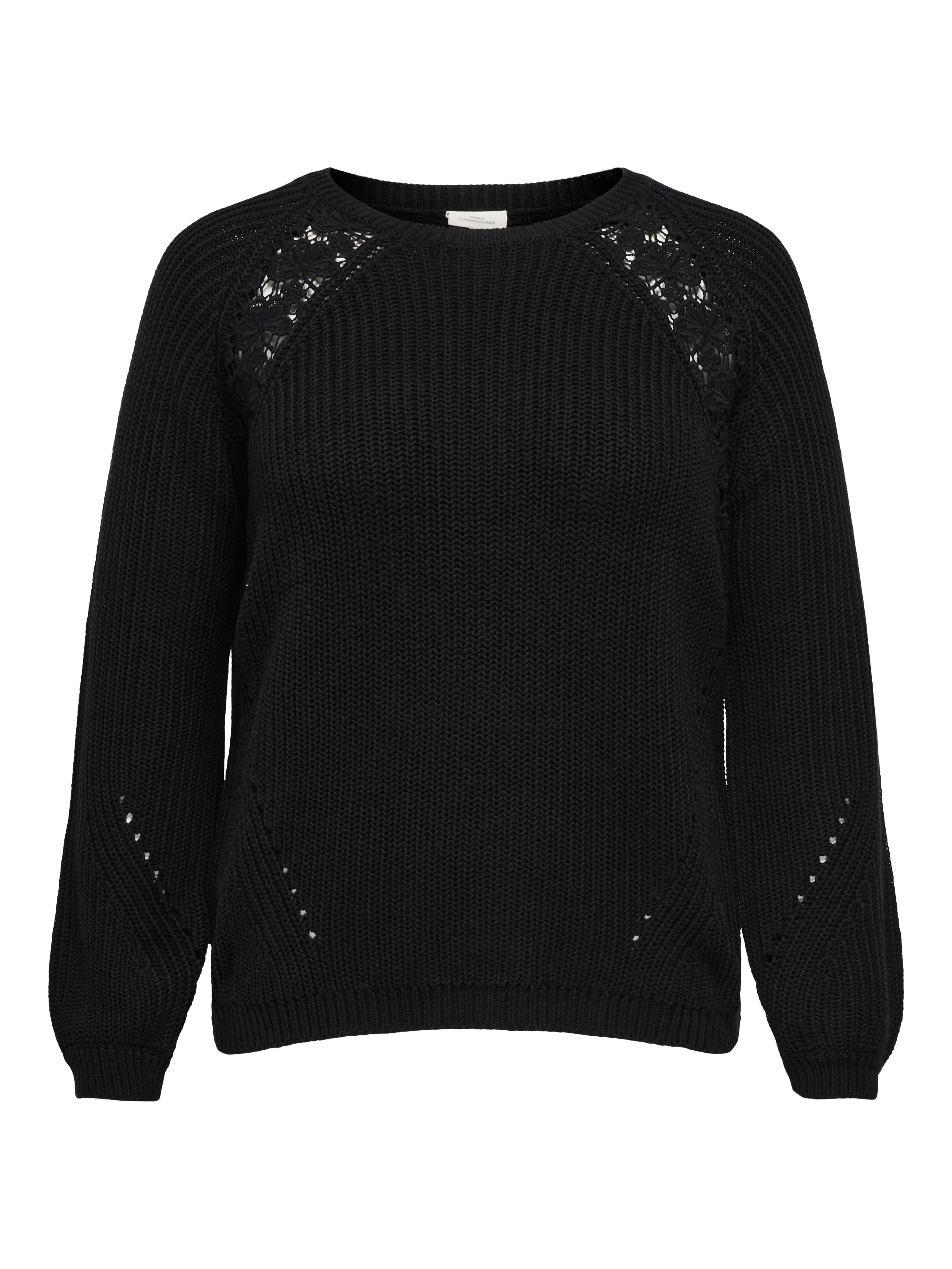 CARMAGA Strickpullover Black