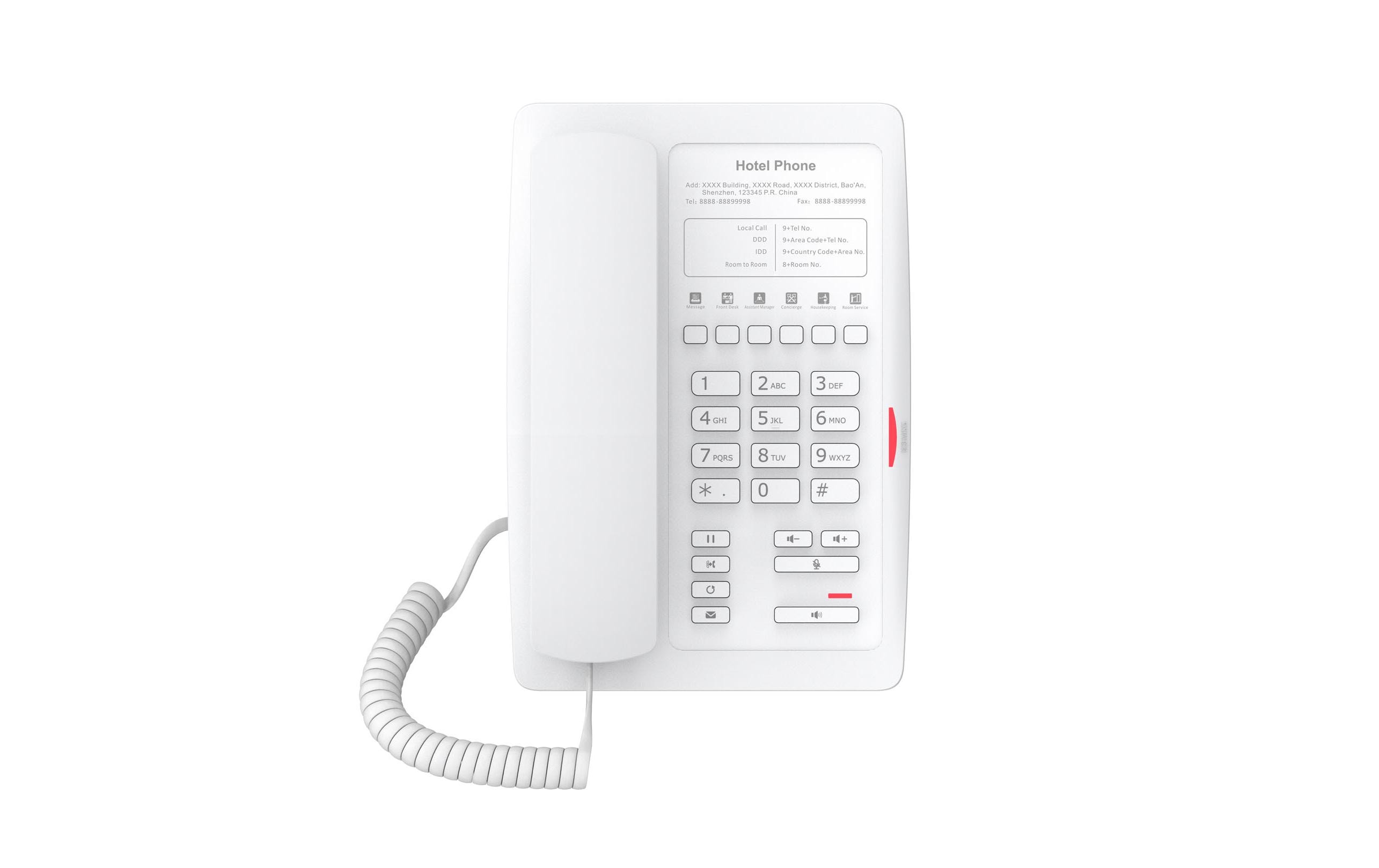 Tischtelefon H3W WeissH3W WiFi IP-Telefon
