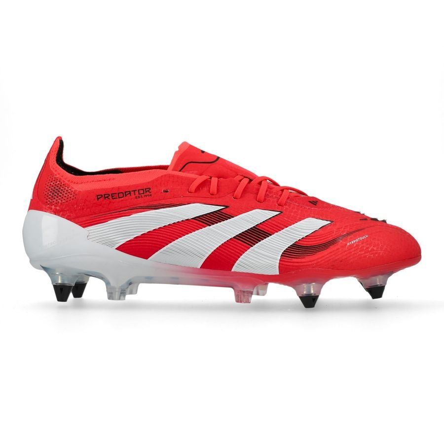 adidas Predator Elite SG Pure Victory - Lucid Red/Blanc/Noir