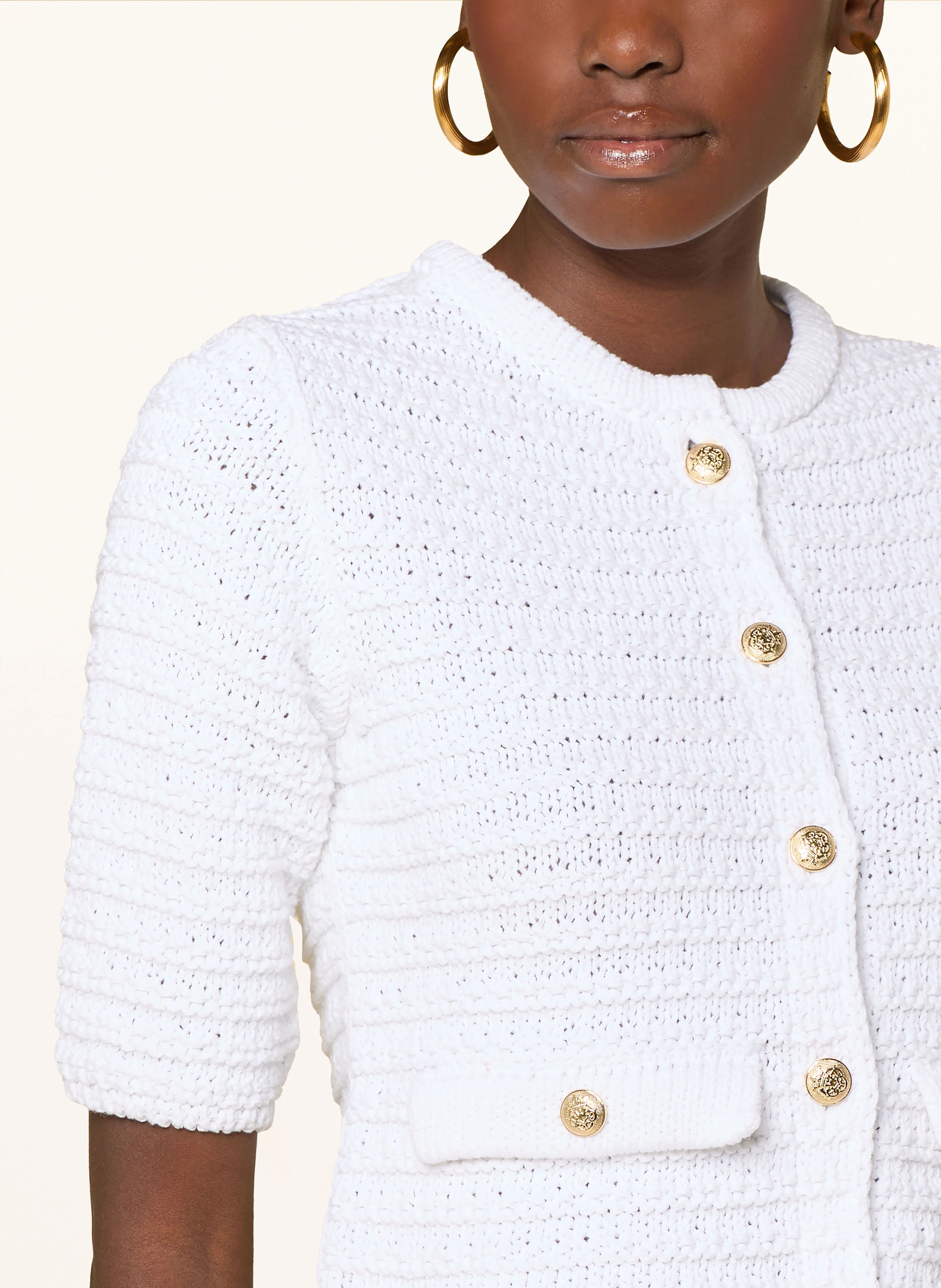 SEM PER LEI Strickjacke mit 3/4-Arm