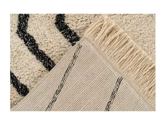 Tapis Tufté à la Main Ethnique 