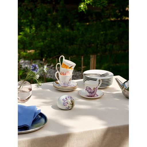 Royal Copenhagen Hvid Elements Desserttallerken, Ø19 cm