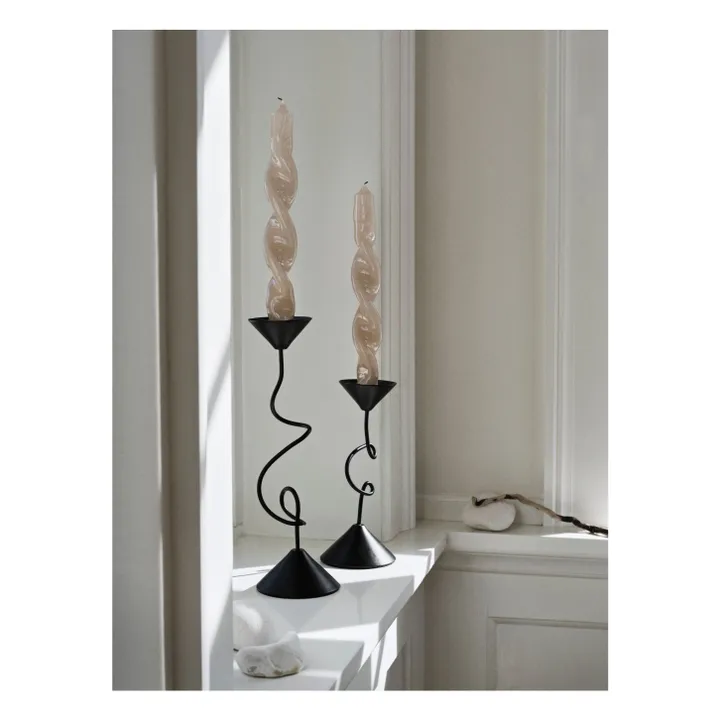 Broste Copenhagen Bougeoir Selma | Noir