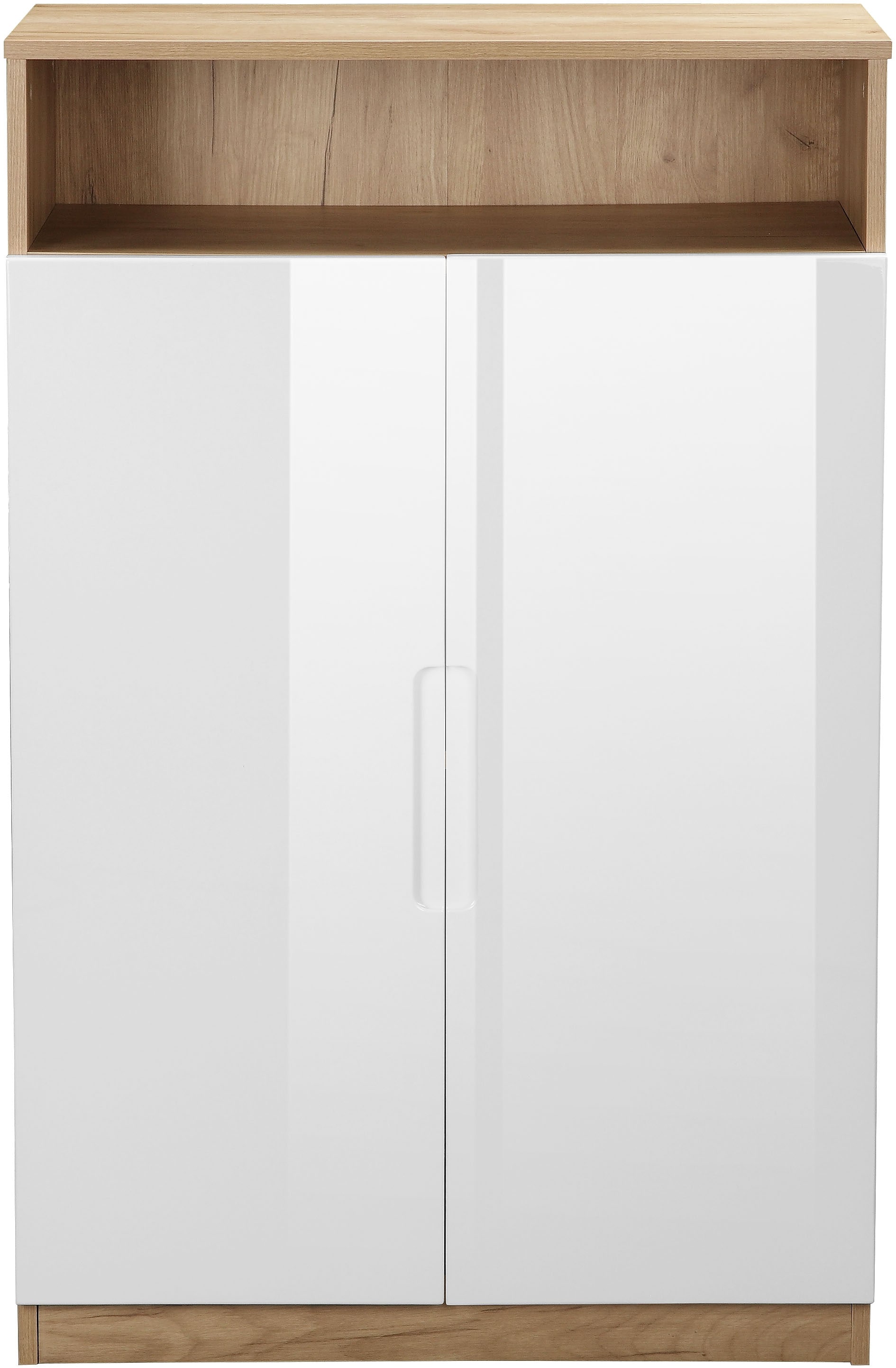 andas Aktenschrank »Lund« mit Griffmulden & Hochglanzfronten, Aktenordnerhöhe, Breite 70 cm