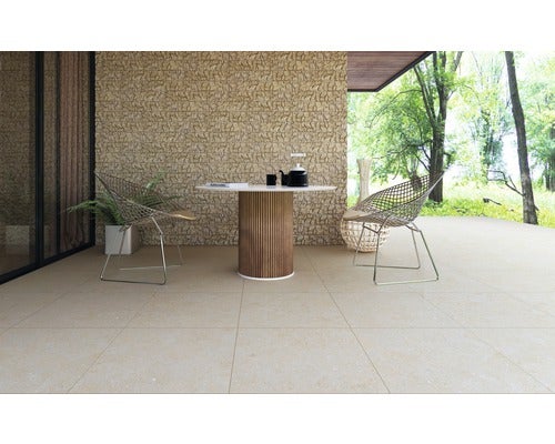 Porseleinen steengoed gevelbekledingspaneel Kerala Natural 17x52cm
