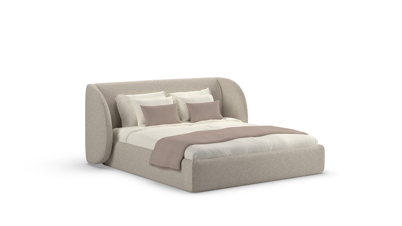 Bed Cove - Wool look natural