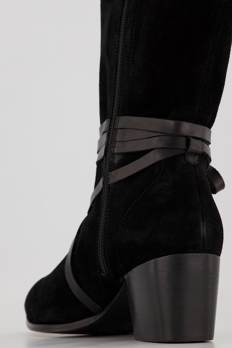 Stiefel, Veloursleder, Ankle-Straps