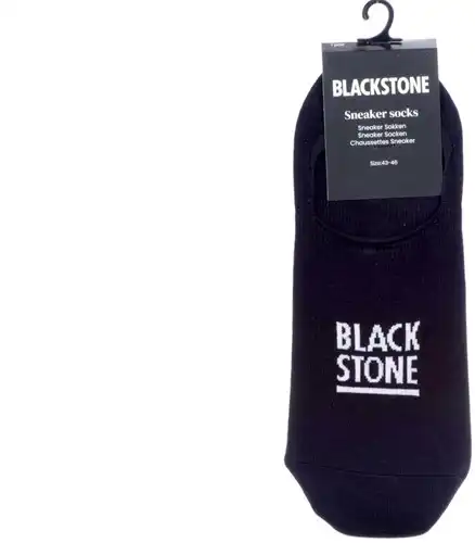 DAMESSOKKEN sneaker Blackstone zwart damessokken sneaker zwart Calandschoen