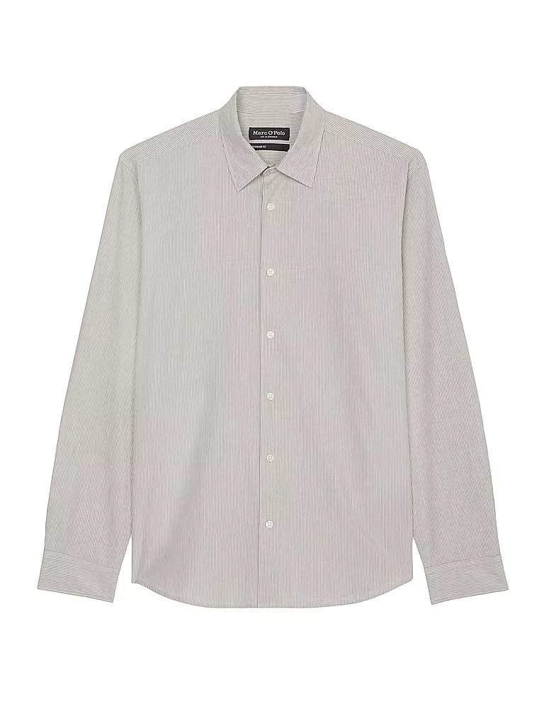 MARC O'POLO Hemd Regular Fit  hellgrau
