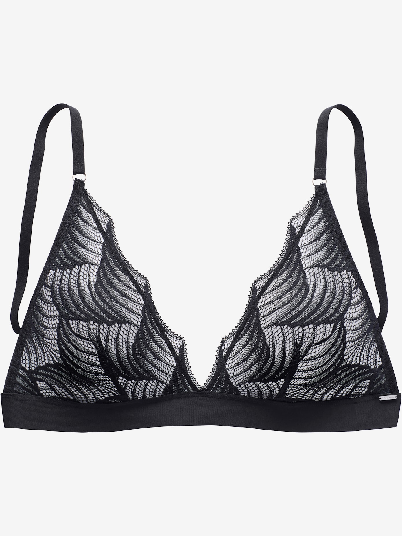 Soutien-gorge bralette tendance en dentelle graphique