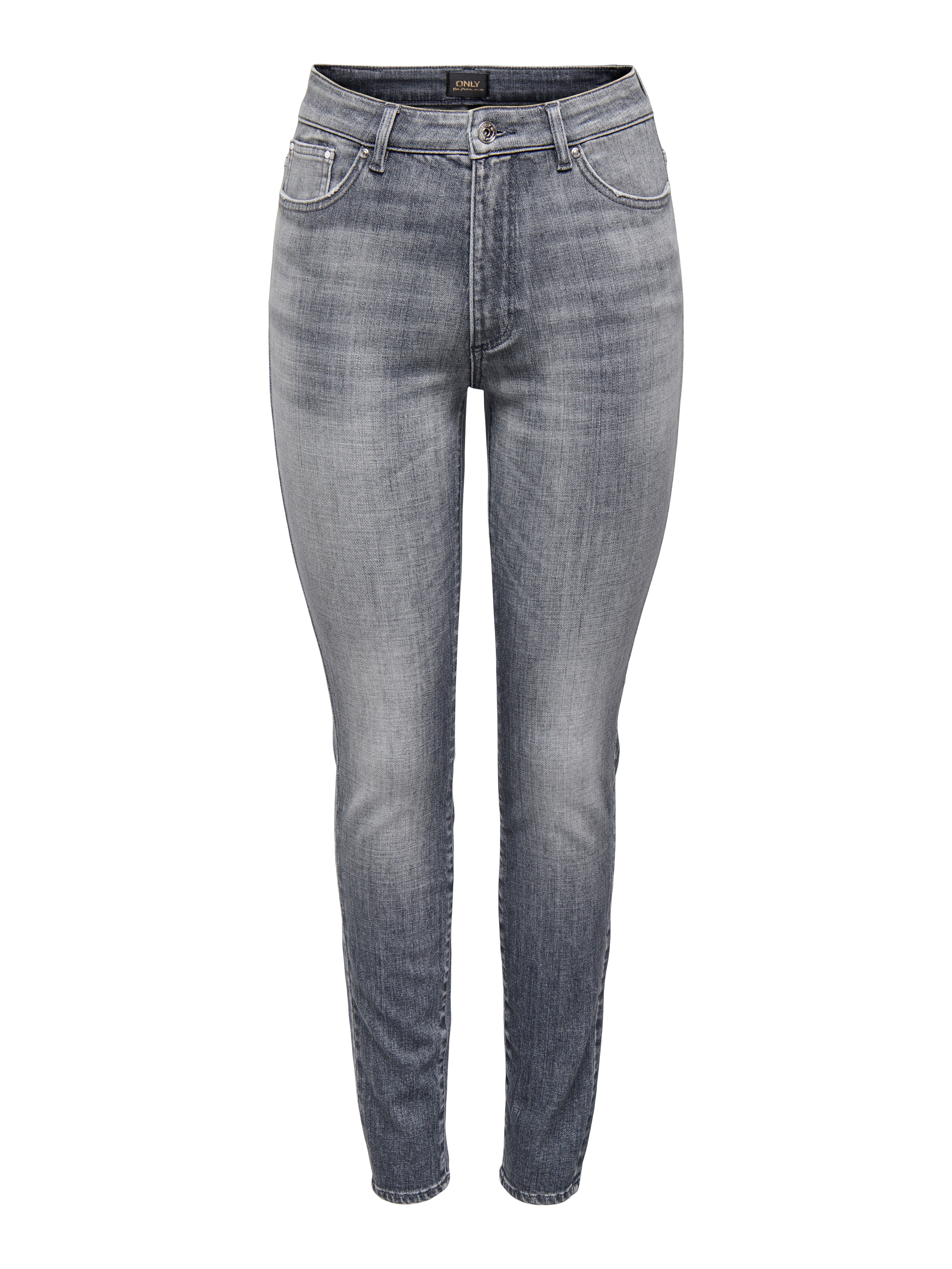 ONLICONIC Hohe Taille Skinny Fit Jeans Medium Grey Denim