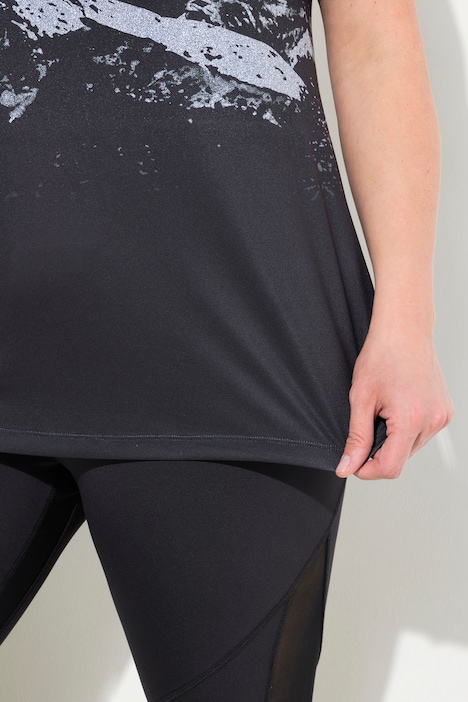 Funktionsshirt, Berge, Rundhals, Halbarm, recycelt