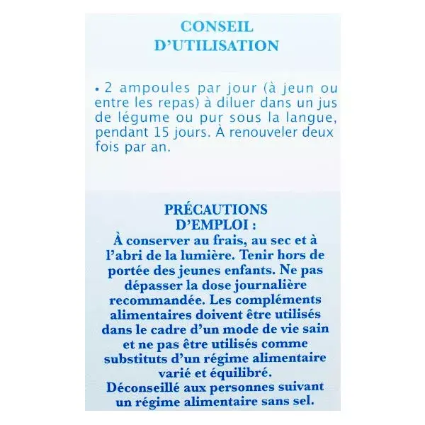 Fitoform L'Isotonique Eau de Mer 30 ampoules