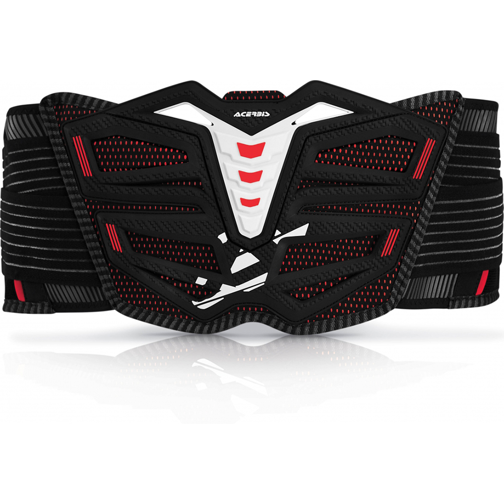 Acerbis - Ceinture Motobrand 2.0 Noir / Rouge