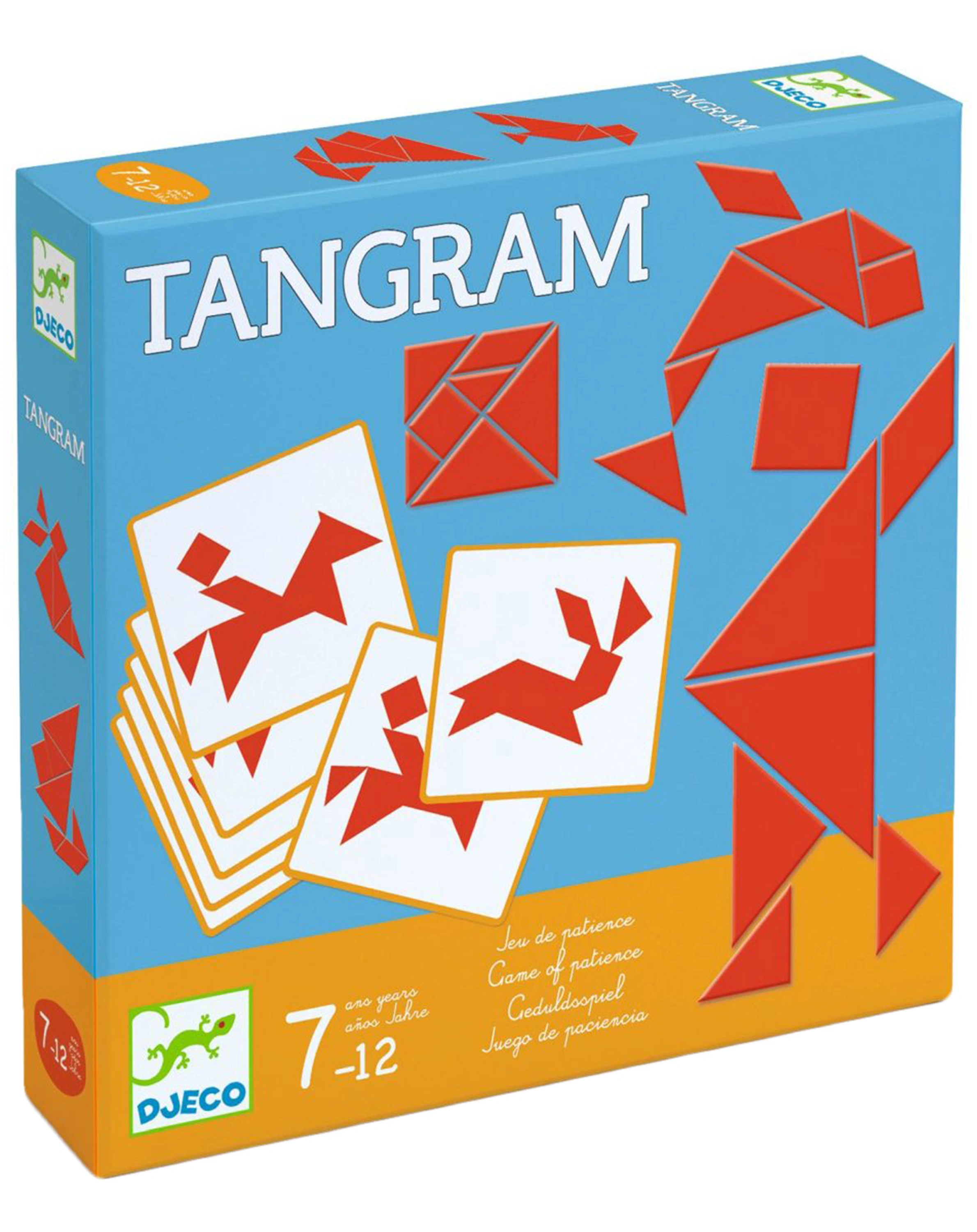 Kartenspiel TANGRAM 37-teilig in bunt