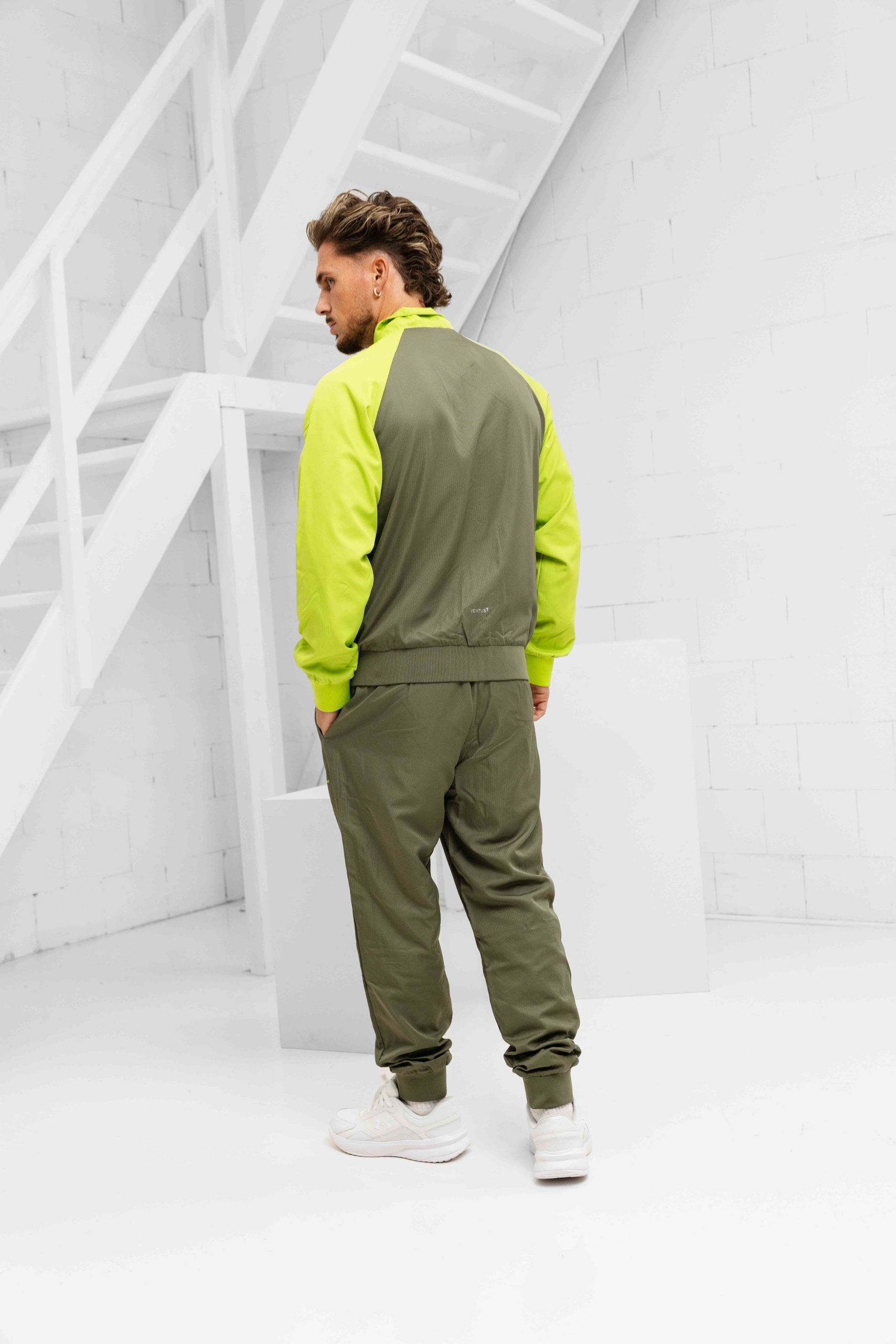 EA7 Emporio Armani 7M000642 Trainingspak Heren Groen/Geel