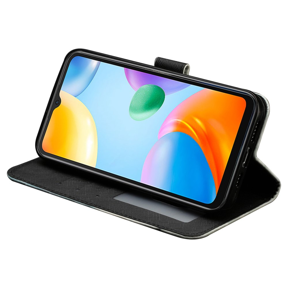 Samsung Galaxy S23 Ultra 5G Leder Tasche mit Kartenfach   Handschlaufe - Leopard