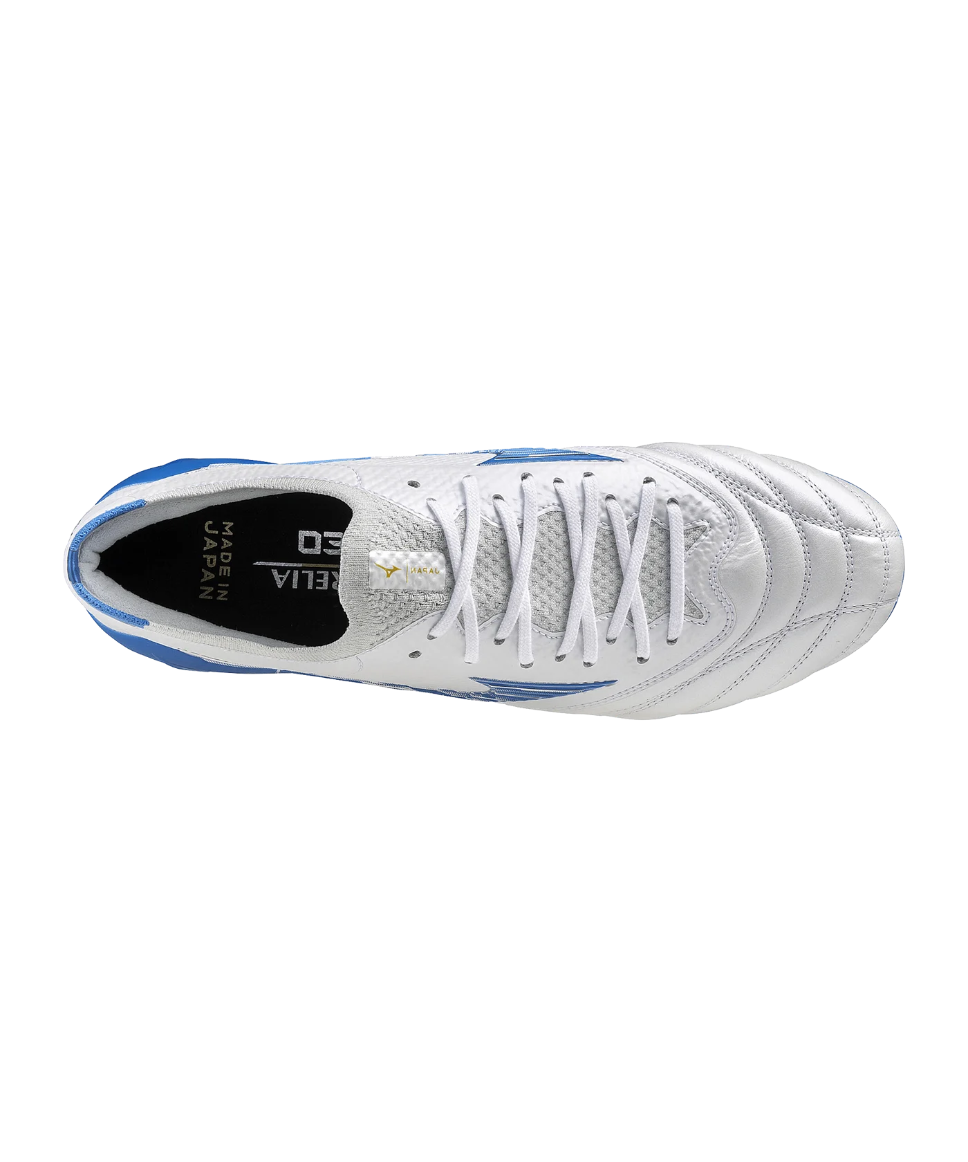 Mizuno Morelia Neo IV Beta Made in Japan FG Mugen Weiss Blau F25