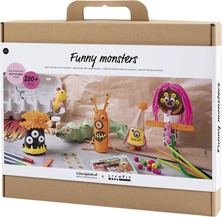 Creativ Company Maxi DIY Mix Sjove Monstre