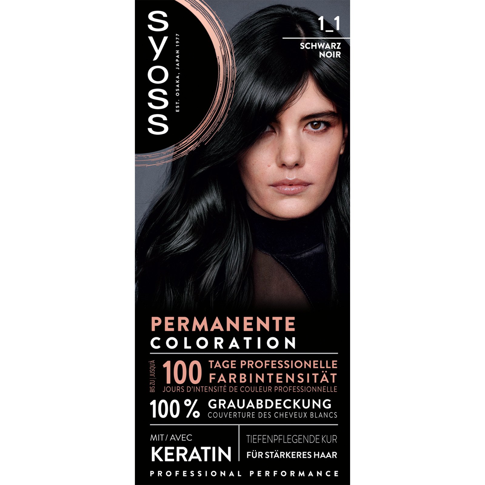 Syoss Coloration Schwarz 1-1