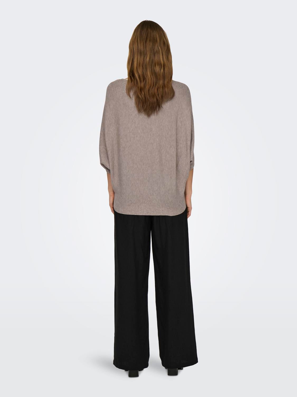 JDYNEW Strickpullover Simply Taupe