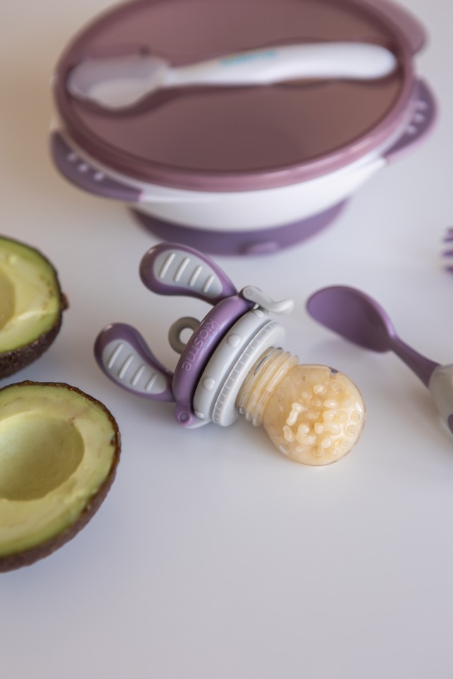 Kidsme - Foodfeeder - Plum - str. L