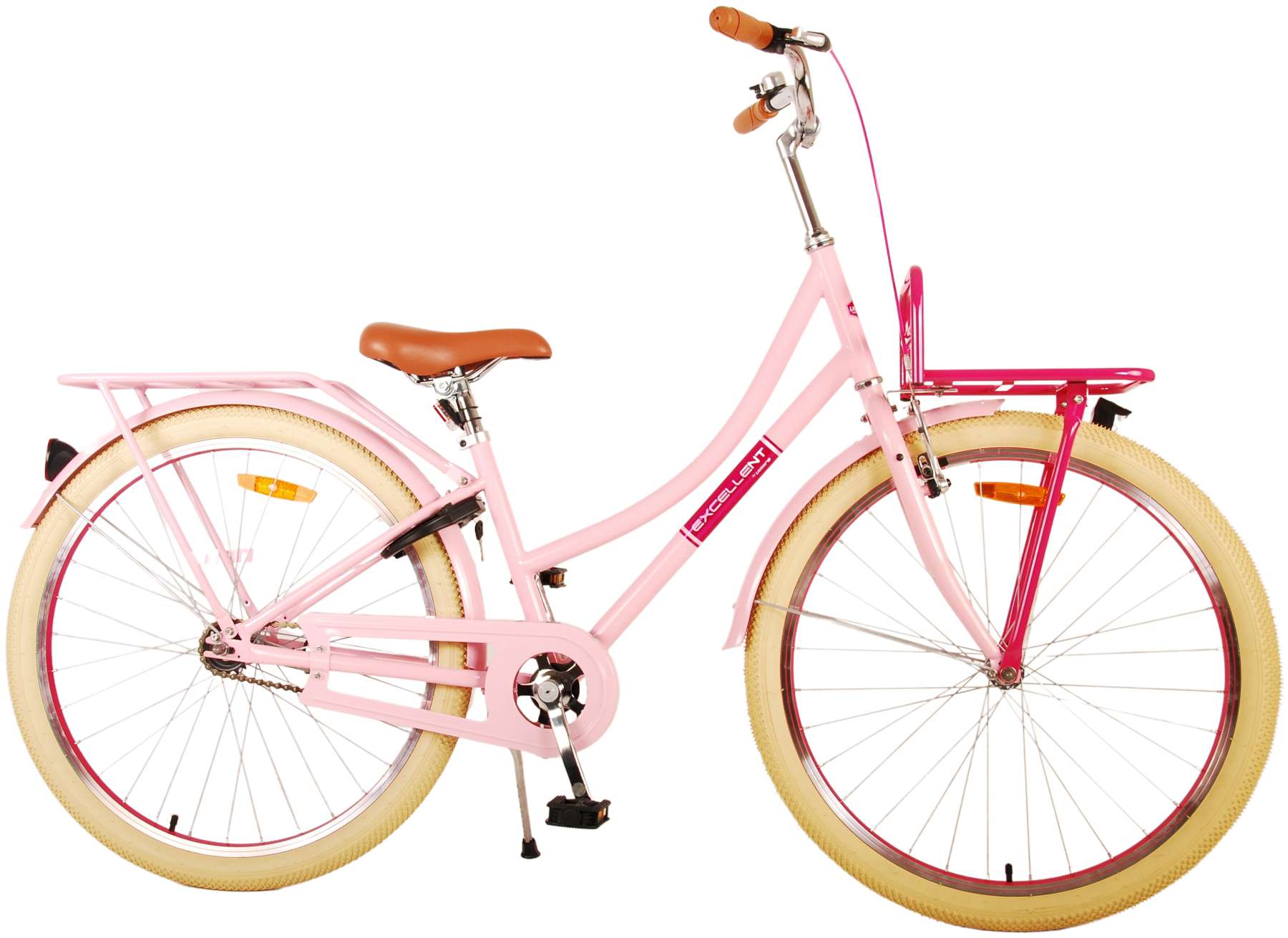 TPFSports Excellent Kinderfahrrad - Mädchen - 26 Zoll - Rücktritt + Handbremse - Grün