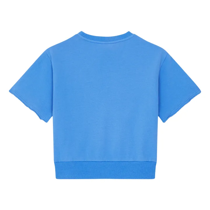 Hundred Pieces Sweat Manche Courte Coton Bio  | Océan