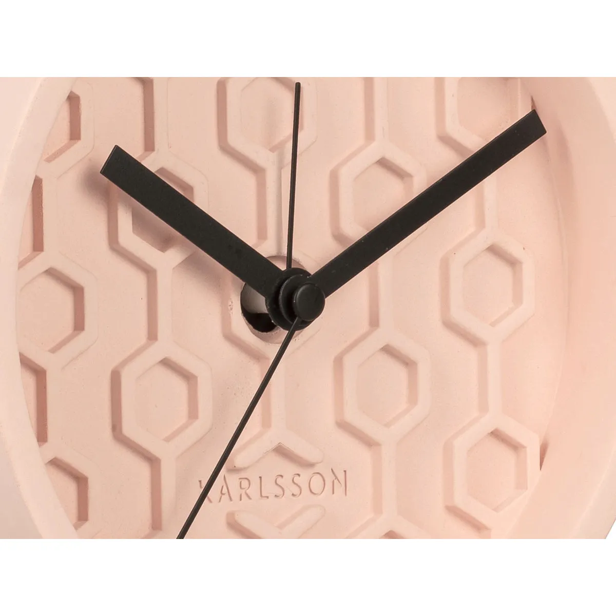 Karlsson Réveil Honeycomb Rose