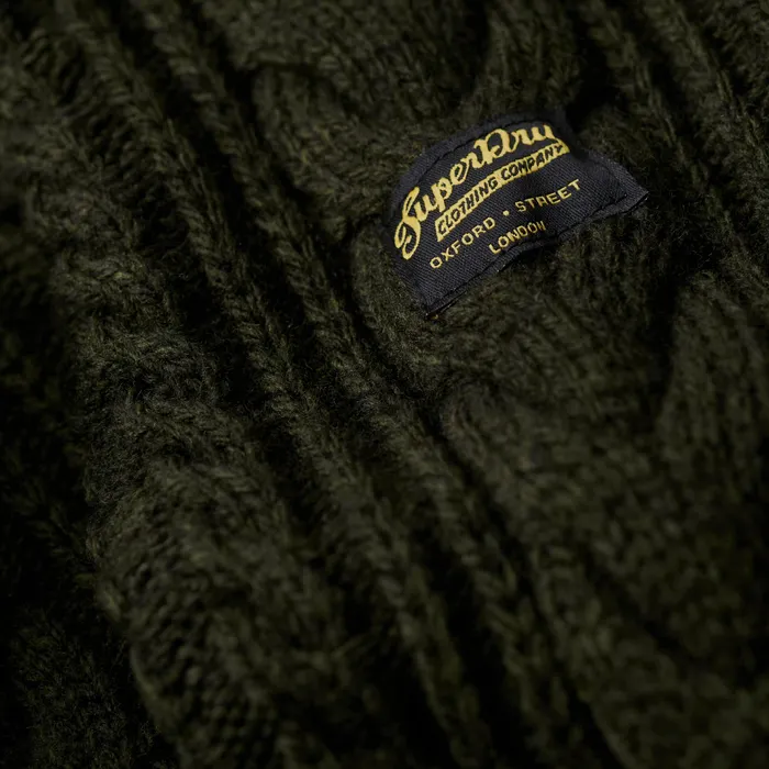 Superdry Vintage Jacob Henley Trui Heren