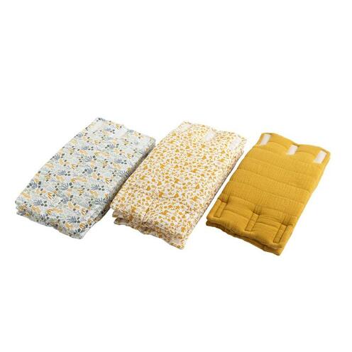 Protections de barreaux x8 Jaune Topaze Promenons nous - SAUTHON Baby déco