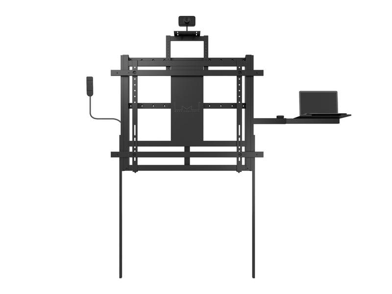 Multibrackets Wandhalterung M Motorisiert 80 kg HD Schwarz Wandmontage mit motorischer Höhenverstellung