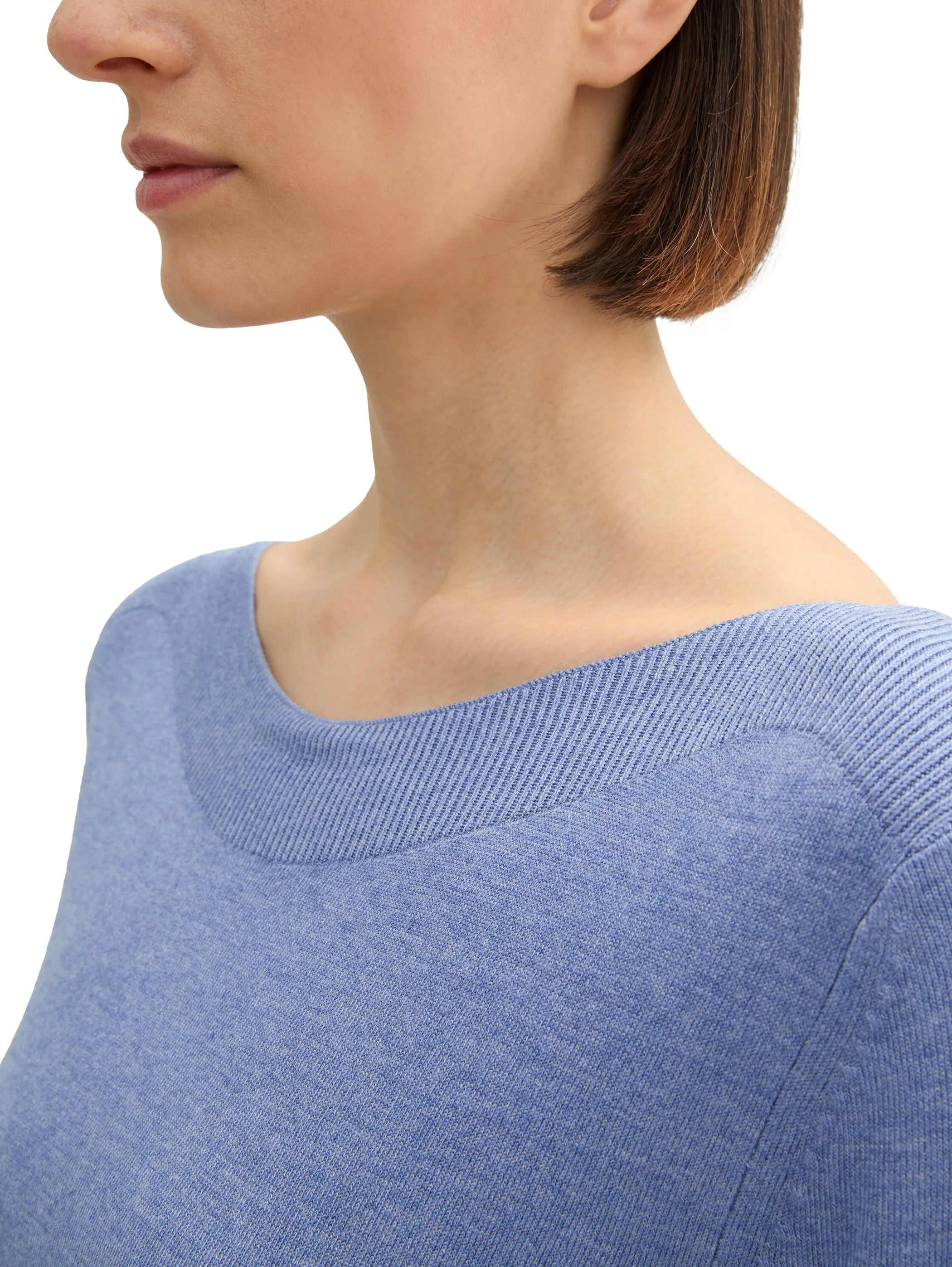 Damen Leichtpullover mit weitem Ausschnitt