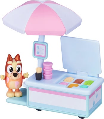 Bluey Iskremvogn Lekesett med Bingo-figur