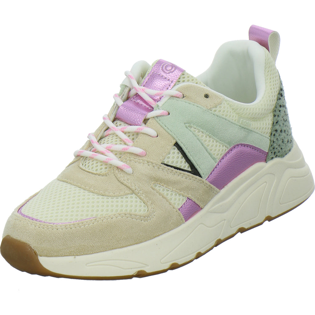 Poelman Sneaker Damen Beige-kombi