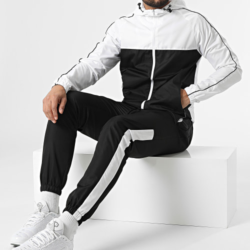 Ensemble De Survêtement TX-746 Blanc Noir