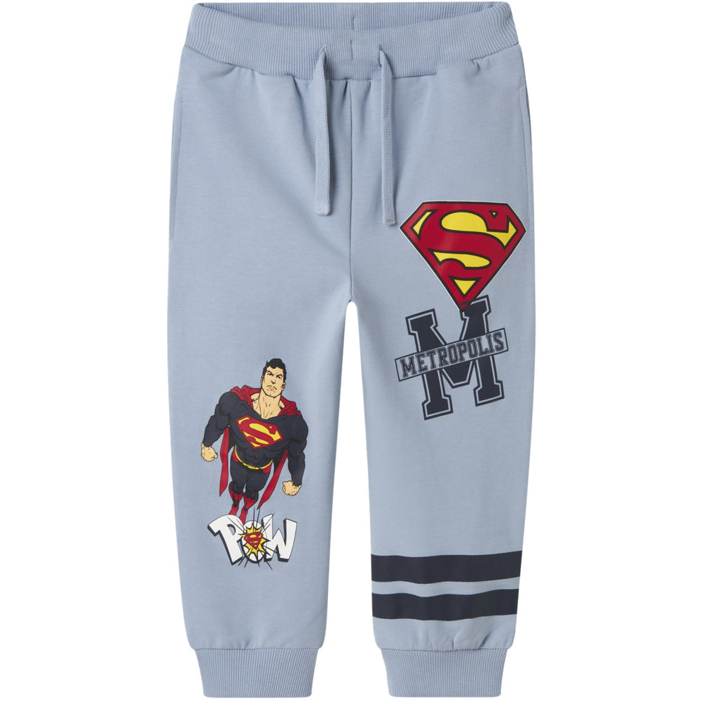 Køb Name It Dusty Blue Nmmjasp Superman Nreg Swe Bukser Unb Wab