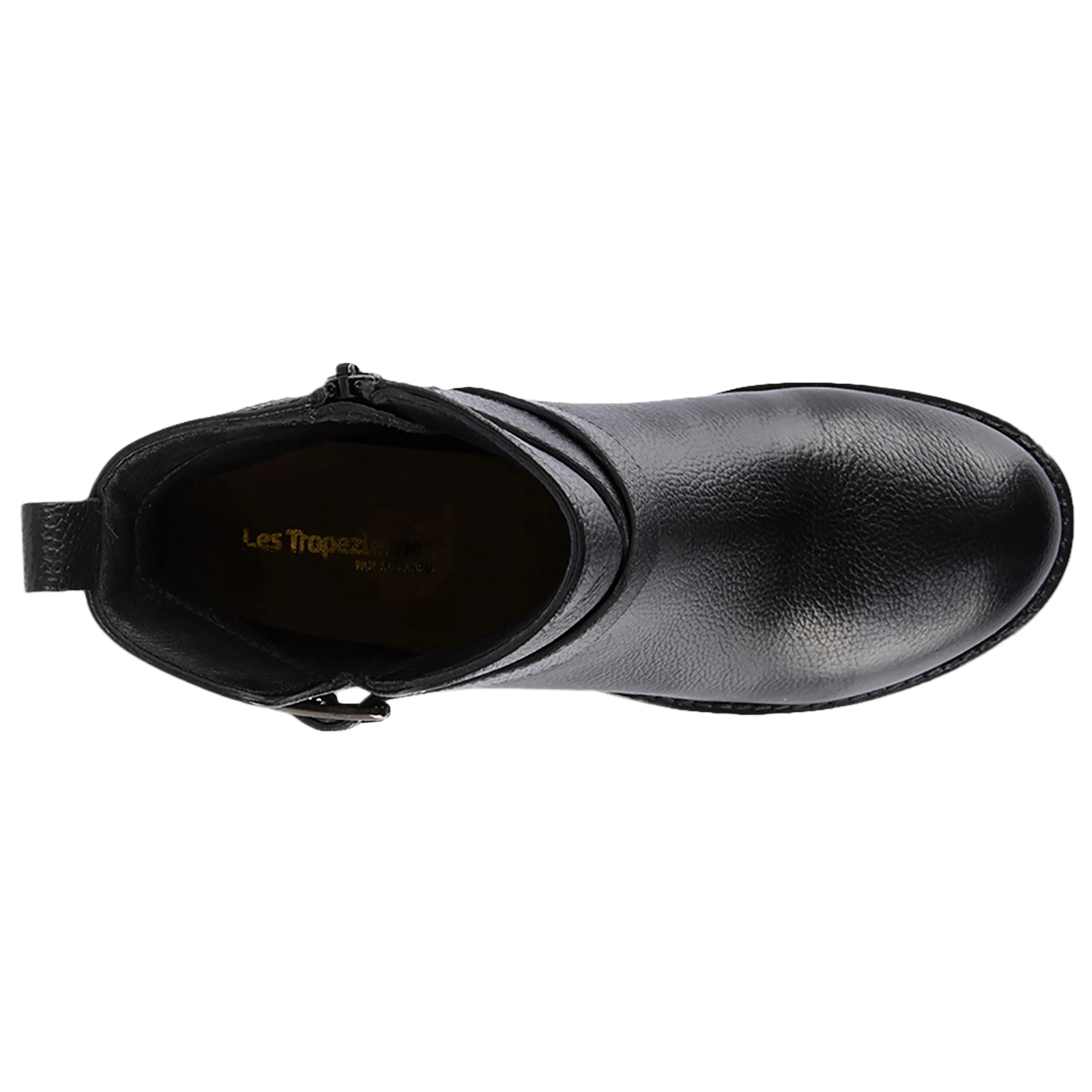 Bottines en cuir Mell | Noir