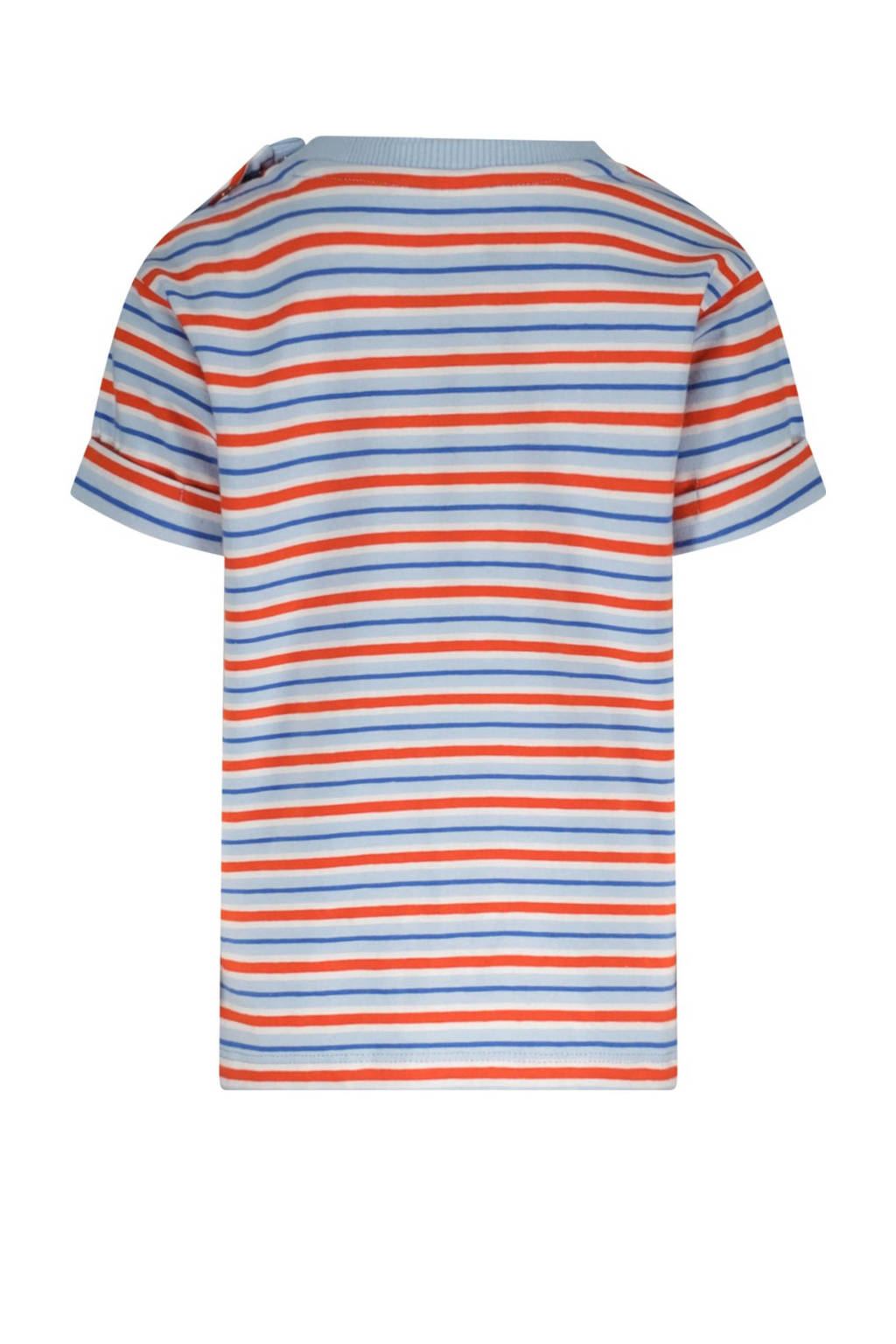 The New Chapter gestreept T-shirt Lou blauw/rood/wit