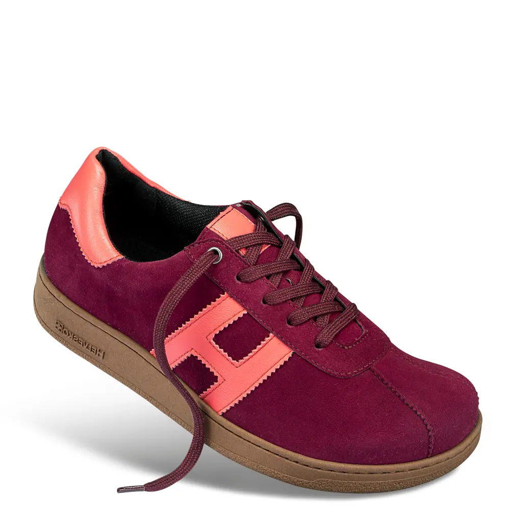 Schnürschuhe - Sneaker NEWPORT weinrot