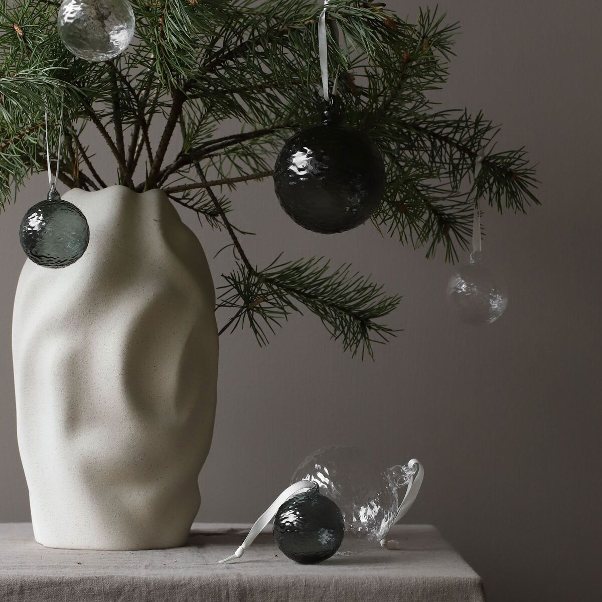 Gry Marble julekule, 8 cm