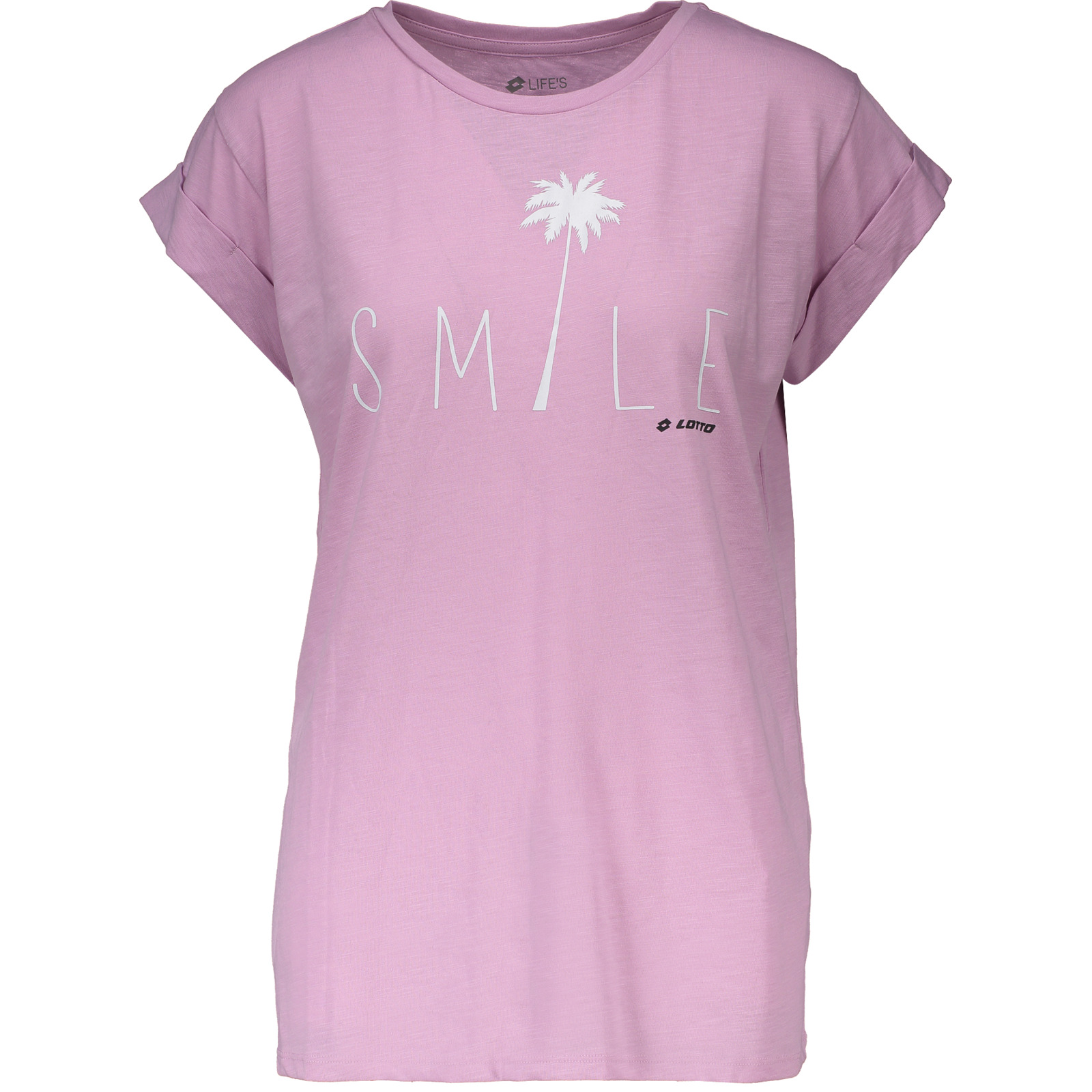 Lotto Damen-T-Shirt Smile L, schwarz