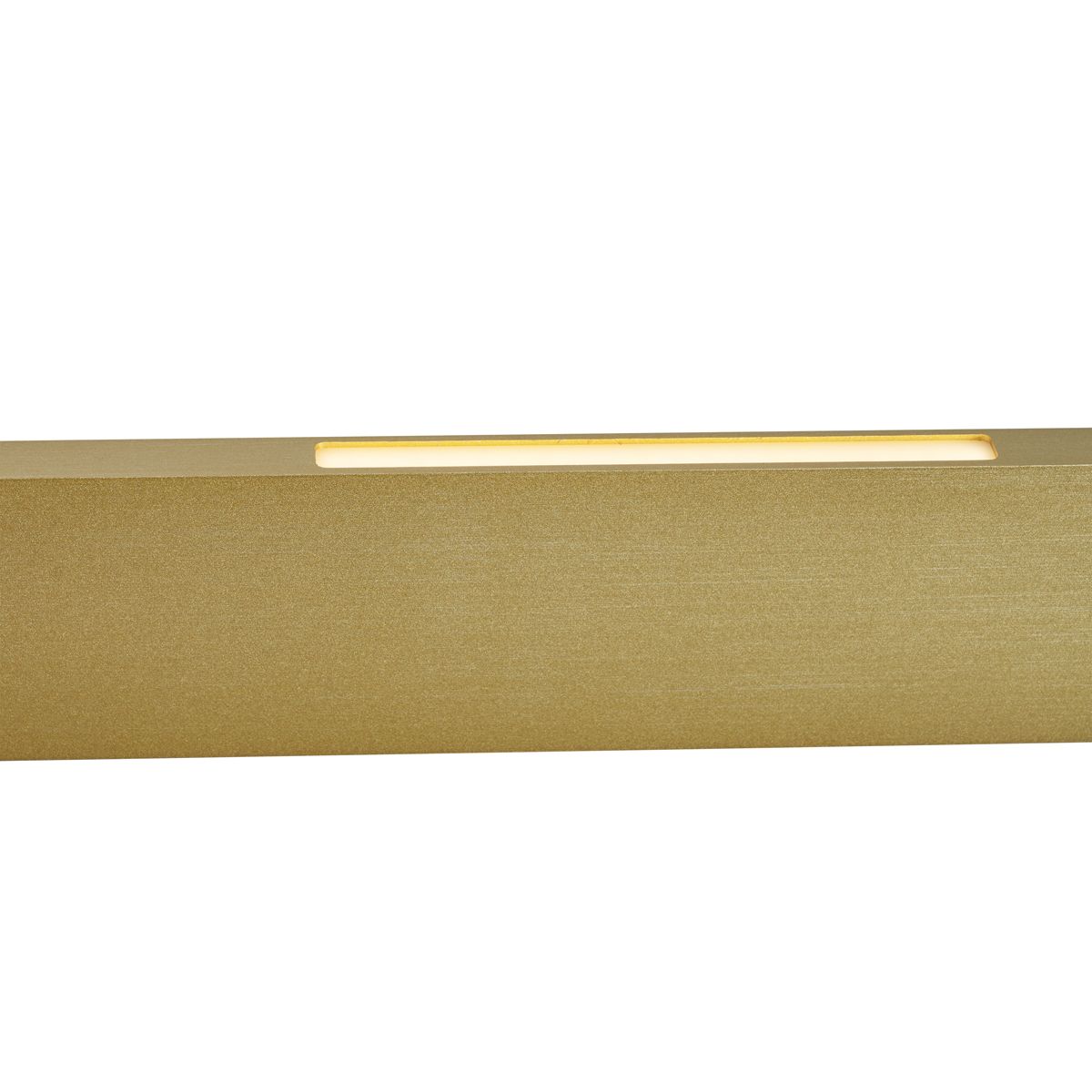 Moderne hanglamp messing incl. LED dimbaar en 3-way switch easylift - Straight