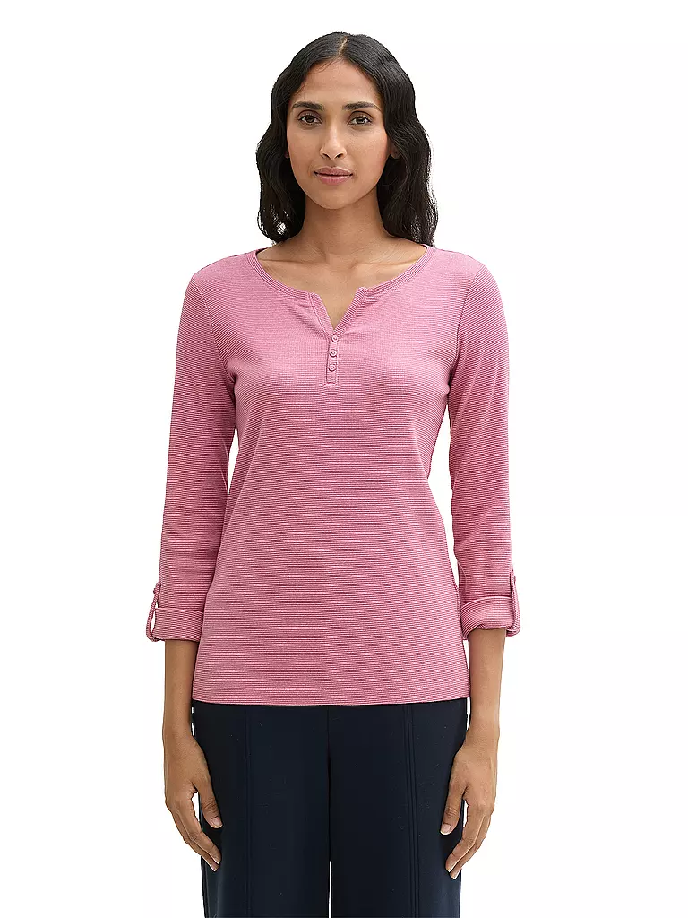 TOM TAILOR Langarmshirt pink