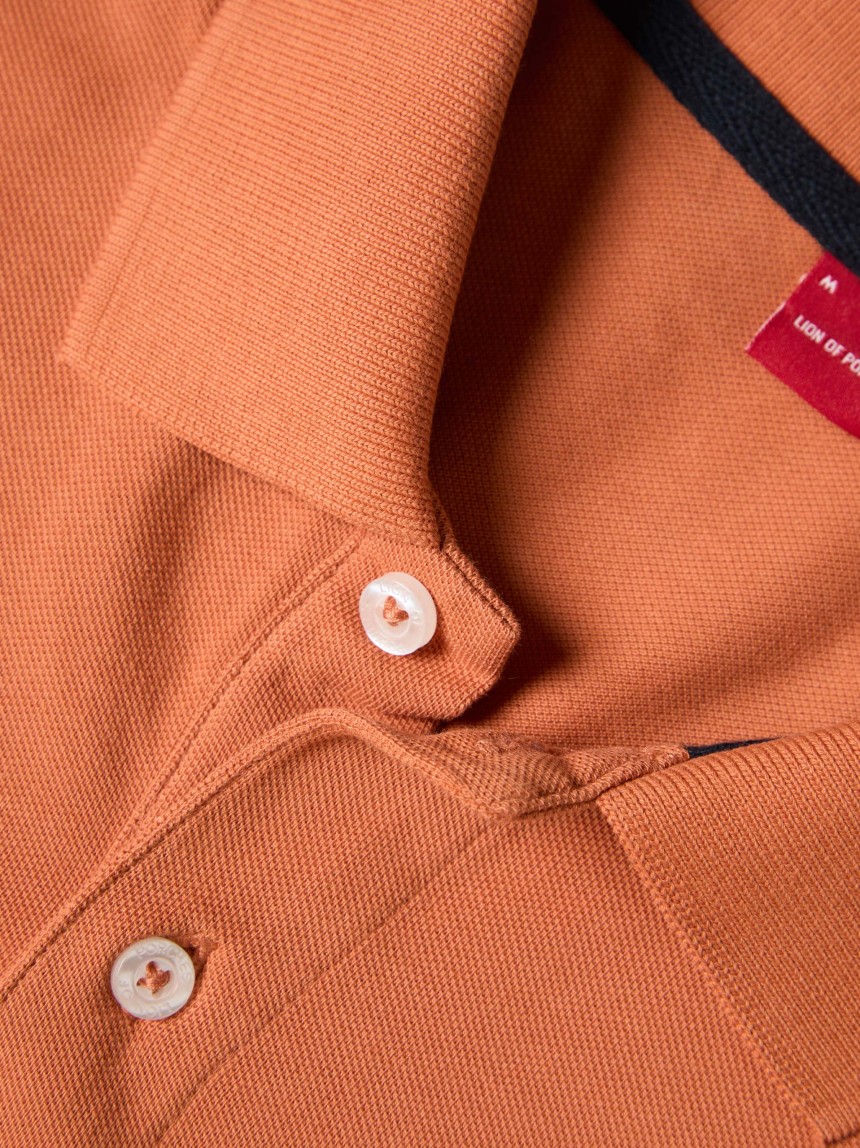 Polo piqué regular fit de algodão