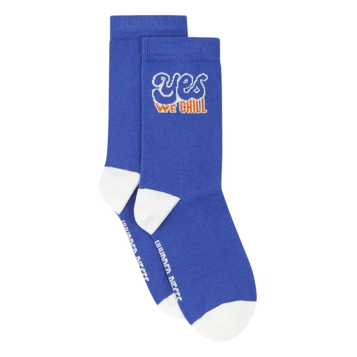 Hundred Pieces Chaussettes Yes We Chill | Blanc