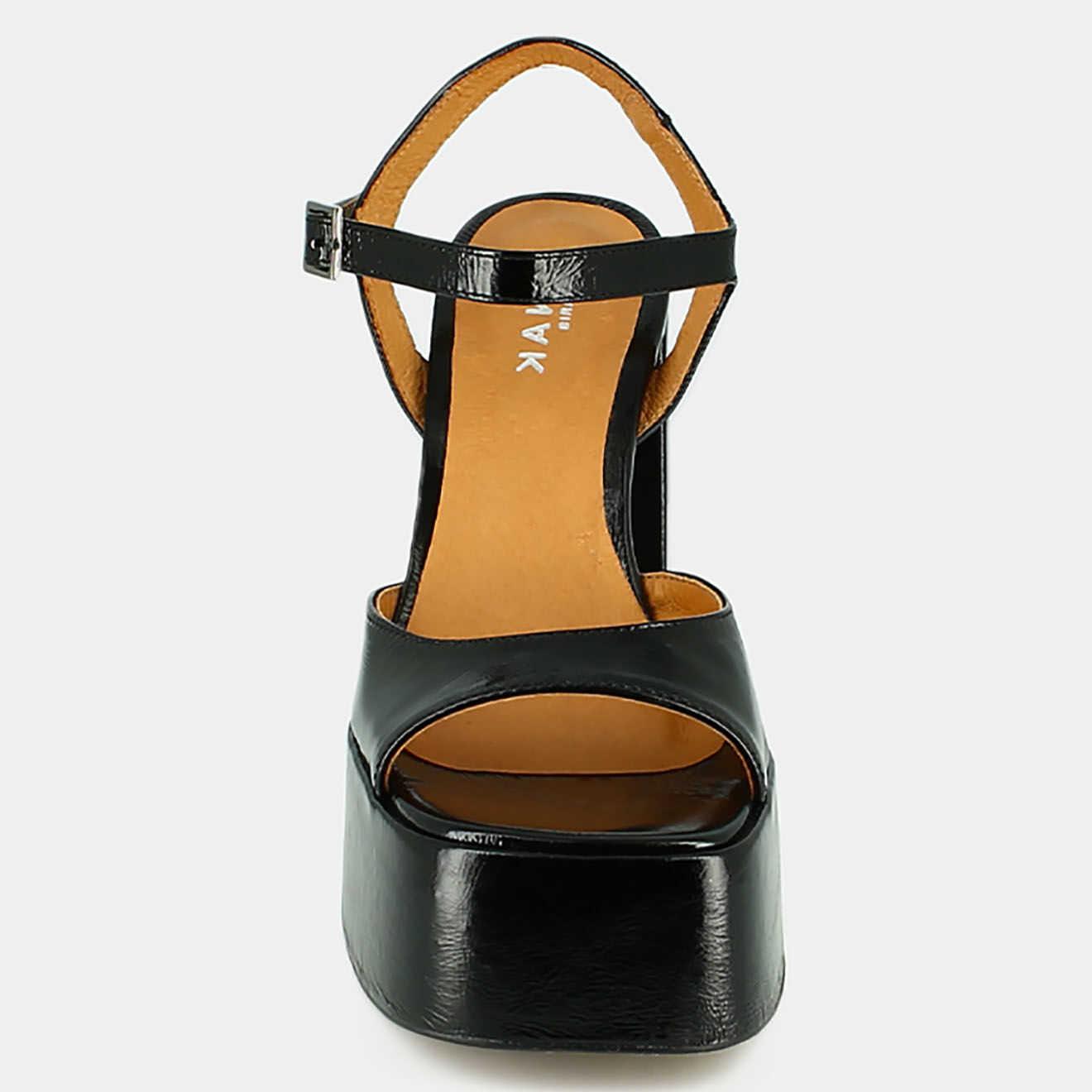 Jonak Sandales en Cuir Basile noires - Talon 11 cm