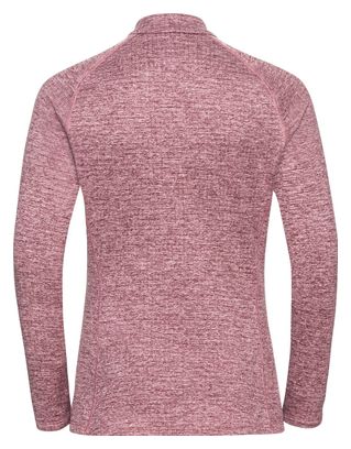 Polaire Thermique Zippé Odlo Fli Rose Femme